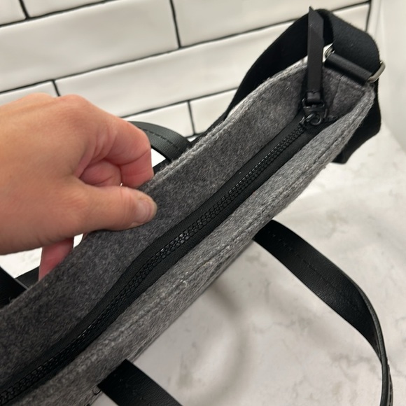 Sherpani Faith Ethos Collection Wool Satchel Slate Tote Bag - Picture 6 of 16